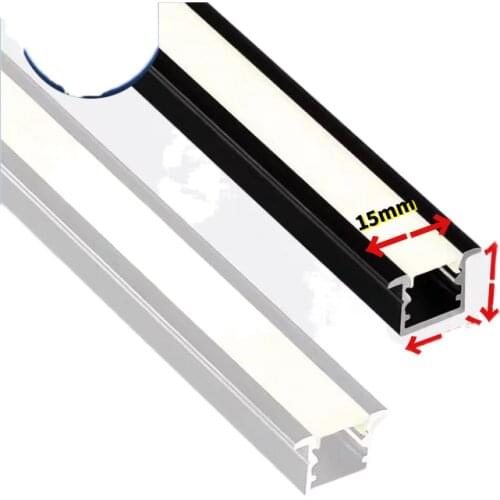 Embedded sensor strip LED lights concealed bottom cabinet cooler showcase wardrobe cabinet aluminum ply LED lights