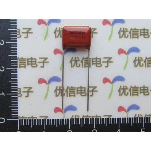 Free Ship 100pcs/lot High Quality CBB Polypropylene film capacitor pitch 10mm 400V 104 0.1uF CBB/CL CBB capacitor 0.1UF