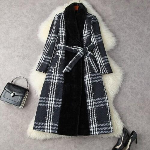Женские пальто в клетку Yanluofsh China At AliExpress