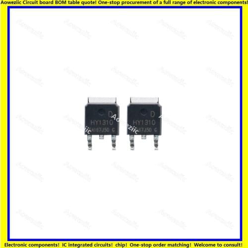 10Pcs HY1310D HY1310 1310D 1310 TO-252 MOS FET N-channel 100V 33A SMD