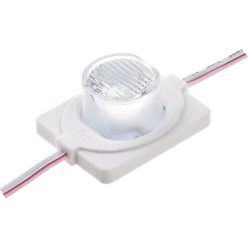 20pcs 1W 3030 high power led double-side module lighting box led module with injection lens High brightness Side lighting module