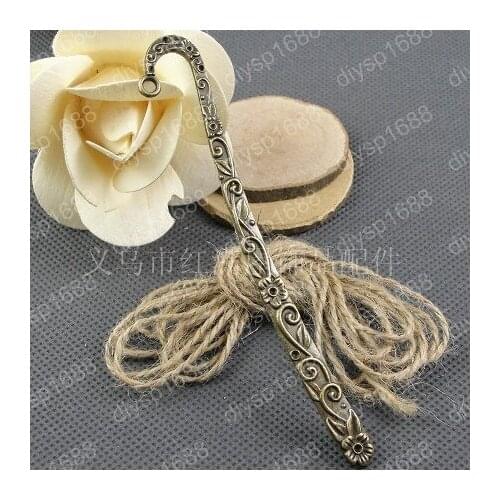 30 pcs/lot alloy bead Antique Bronze Plated Charms Pendants Fit Jewelry findings 21*81MM Trumpet mermaid bookmark Shape JJA1678