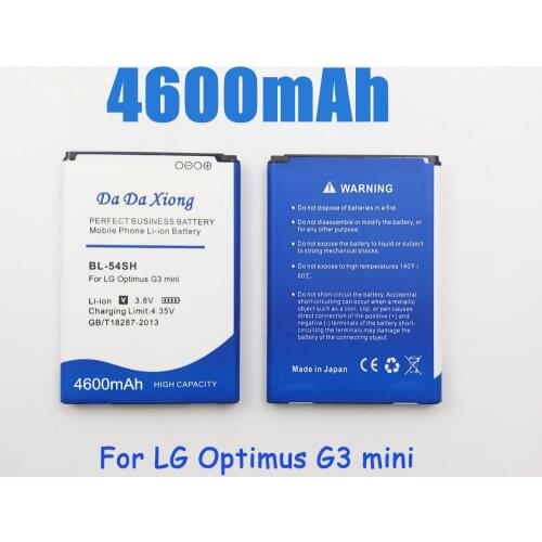 4600mAh BL-54SH BL54SH Battery For LG Optimus G3 Mini