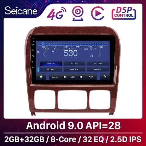 Seicane 2din Android 8.1 Car Multimedia Player for 1998-2005 Mercedes Benz S Class W220 S280 S320 S350 S400 S430 S500 S600 AMG