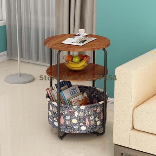Side Table Simple Small Coffee Table Table Sofa Corner Table Bedside Table Side Cabinet Shelf Bedroom Creative Table