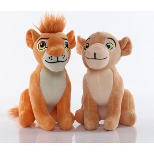 Disney 2pcs/lot 13-23cm Simba The Lion King Pendant Clip Keychain Plush Toys Simba Soft Stuffed Toys Doll for Kids Children Gift