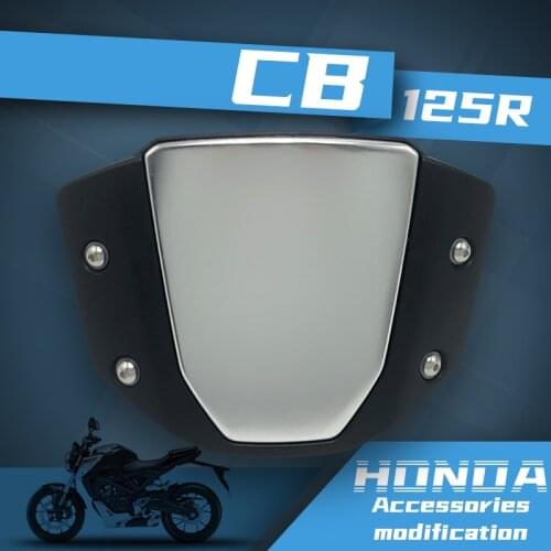 FOR CB125R cb125r 2019-2021Motorcycle Accessories Windscreen Windshield Deflector Protector Motorcycle Wind Screen Moto Aluminum