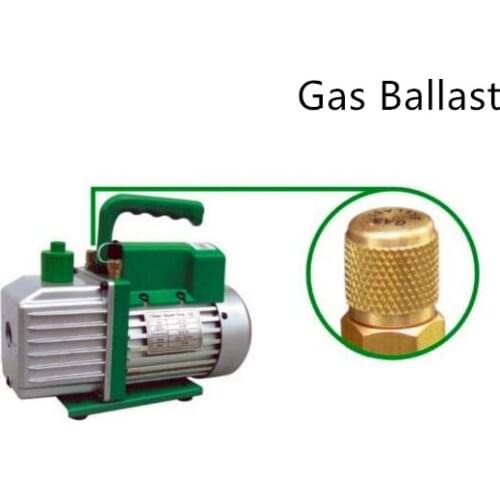 220V 50HZ 4.5CFM Double Stage Dual Voltage Rotary Vane Vacuum Air Pump With gas ballast valve CE Certificate