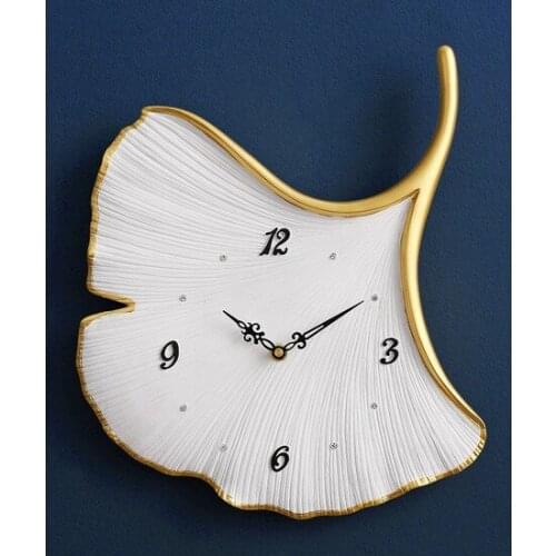 Evpare Maidenhair Tree Leaf Wall clock Wall clock