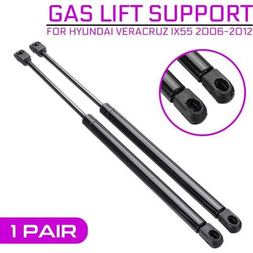 1Pair Car Front Bonnet Hood Modify Gas Struts For Hyundai Veracruz ix55 2006-2012 Lift Support Shock Damper Bars Car Accessories