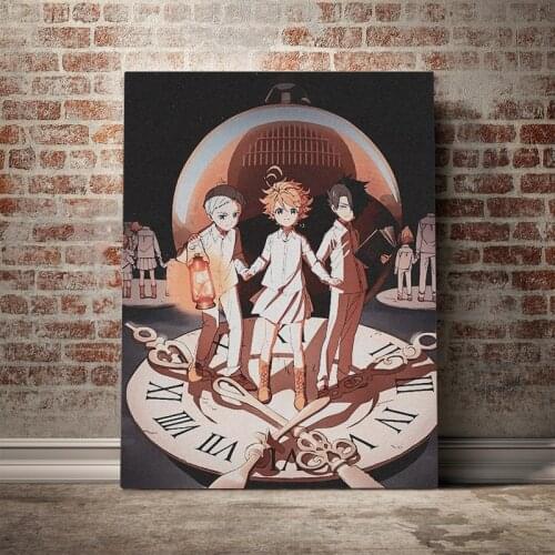 HD Print Painting Home Decor Anime Canvas Poster Modular 1 Panel Pictures Promise Neverland Modern Living Room No Frame Wall Art