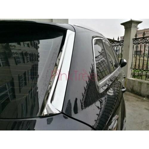 Chrome Rear Window Trim For Audi Q7 2016 ABS Decorative Car Styling Accessories