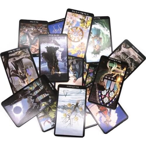 Tarot Cards read mythic fate divination for fortune witch card game