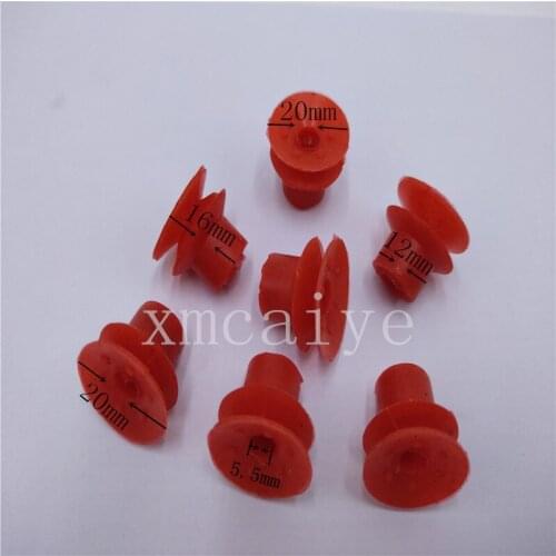 200 pieces RYOBI red nozzle RYOBI, sucker printing size 20 *16* 5.5mm printing machine rubber sucker