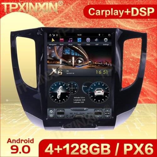 Carplay 2 Din Android 9 Tesla For Mitsubishi L200 2006 2007 2008 2009 2010 2011 2012 2013 2014 2015 2016 2017 Recorder Head Unit