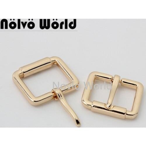 Nolvo World 5-20-100pcs 13mm 22mm gold pin buckles belt buckle factory adjustable betl buckle belt accessories