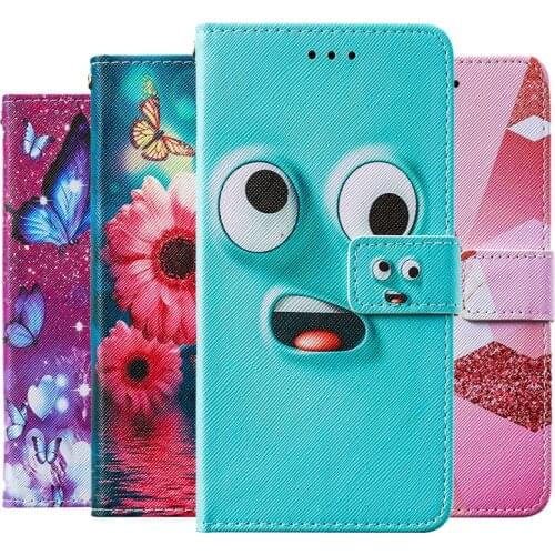 Lovely Cat Soft Leather Flip Cover For Samsung Galaxy A01 A21S A31 A41 A51 A71 A30S A50 A70 S20 Plus Note 20 Ultra Wallet Case