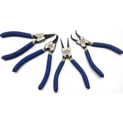 C-Mart Tools 5" 7" 9" 13" Circlip Pliers Internal External Curved Straight Tip Circlip Plier Snap Ring Plier Mechanical Tools