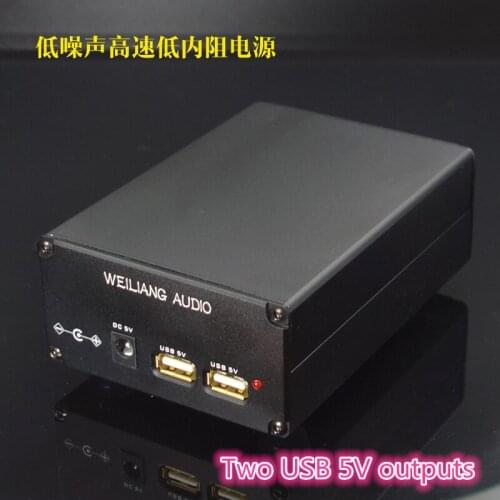NEW WEILIANG AUDIO 15W Linear Regulated Power supply output USB*2+DC 5V