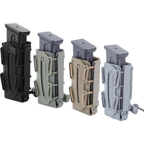 Tactical Magazine Pouch 9mm Molle Pistol Mag Military Soft Shell Mag Pouch with Belt Clip Magazine Holster Fastmag molle pouch