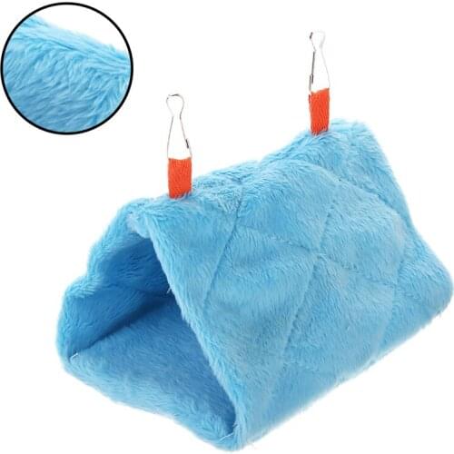 Pet Hanging House Cotton Hammock Bed Nesters Warm House Hut Tent for Bird Hamster Squirrel Small Animals