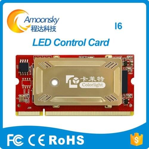 Professional led advertising display usage colorlight i6 full color led receiving card