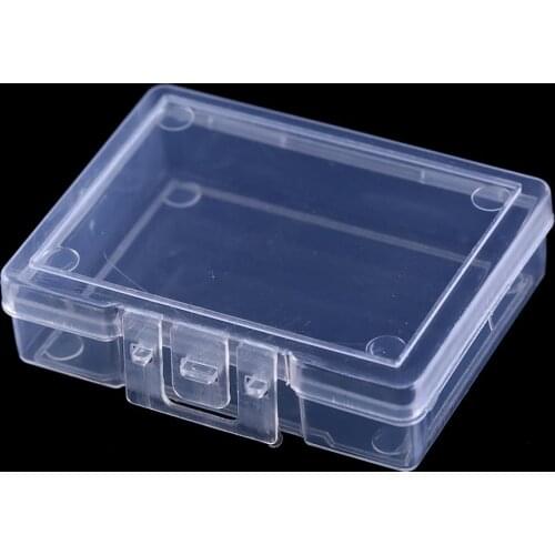 1pcs Transparent Strength Plastic Fishing Lure Tackle Hook Bait Storage Box Fishing Tackle Bait Box Container Case