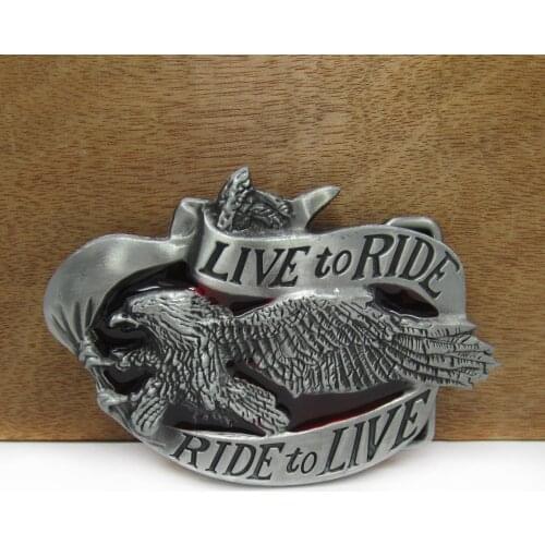 BuckleClub retro zinc alloy western flying EAGLE jeans gift cowboy belt buckle FP-02232 for men 4cm width loop drop shipping