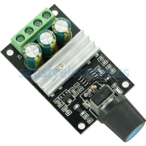 DC 6-28V 6V 12V 24V 28V 3A 80W PWM Motor Speed Controller Regulator Adjustable Variable Speed Control With Potentiometer Switch