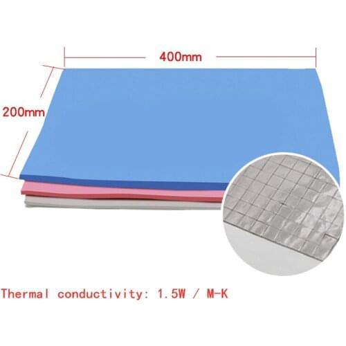 Heat Conductive Silicone Pad High Temperature Insulation LED IC Main Board Aluminum Substrate Computer Graphics Card Heat Sink