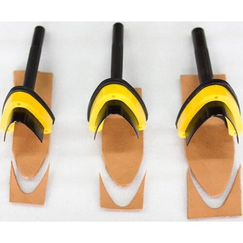 V type Leather craft Tools Punching tools,DIY Tools for leather,Belt tail cut