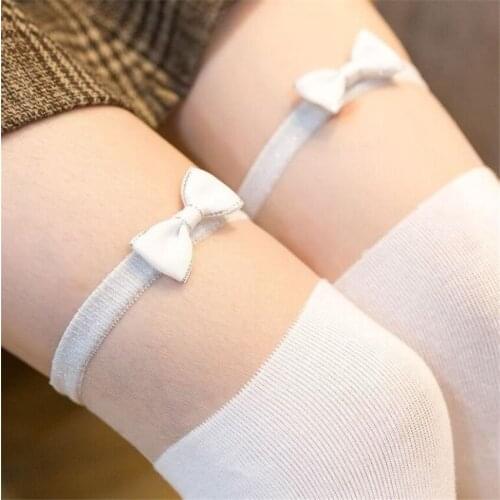Womens Overknee Socks Stockings Lolita Bow Sexy Stockings B1884