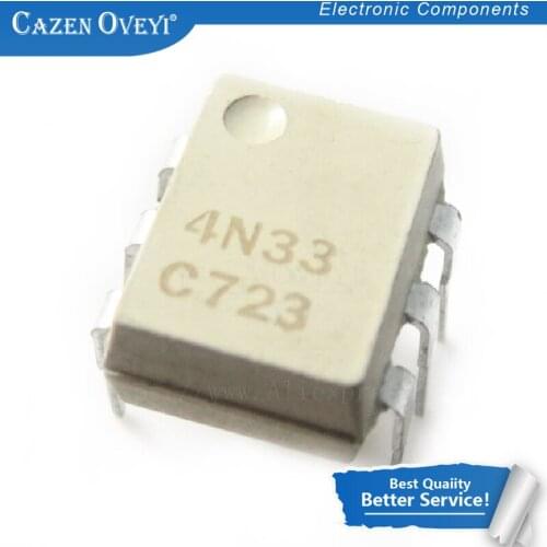 10pcs/lot EL4N33 4N33M 4N33 DIP-6 SMD-6 Photodarlington Opto coupler In Stock