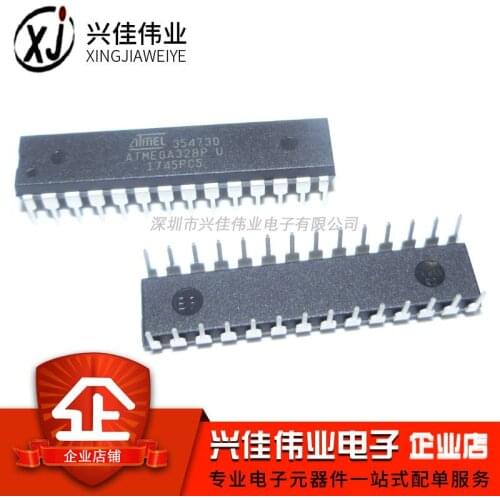 10/PCS NEW Brand New Original Authentic Product ATMEGA328P-PU Dip-28 Embedded-Microcontroller