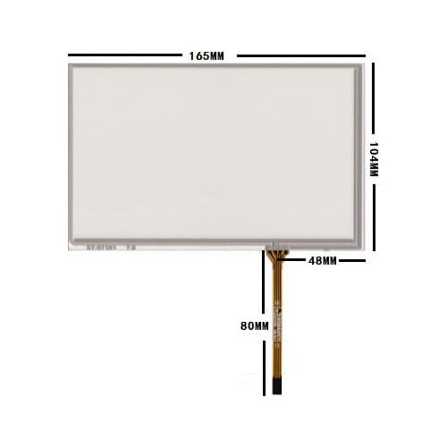 164mm*104mm 7 inch 7.1 inch resistive touch screen handwriting screen 164*104 free shipping
