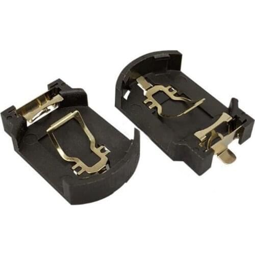 25pcs CR2032 battery holder BS-8 button battery holder Horizontal SMD gold plated SMT