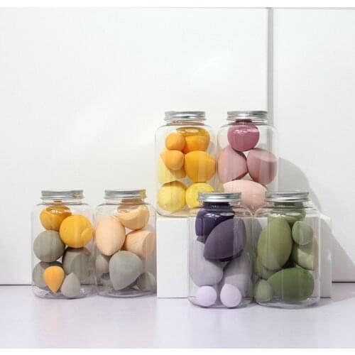 7pcs/set Makeup Cherry Make up Sponge Waterdrop Super Soft Cosmetics Puff For Liquid Cream Foundation Cosmetics for Face Puff