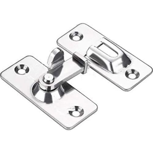 90 Degree Door Buckle Latch Stainless Steel Right Angle Lock Sliding Door Door Right Angle Window Bathroom Door Latch CNIM Hot