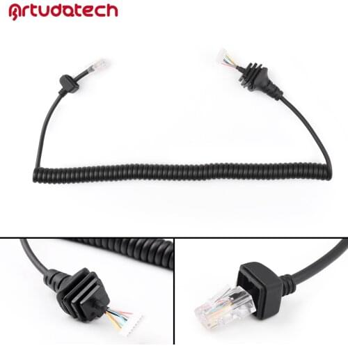 Artudatech Mic Microphone Cable Line For HM-152 ICOM Radio IC-2200H IC 2200H 2720 IC-7000 IC 7000 2820H
