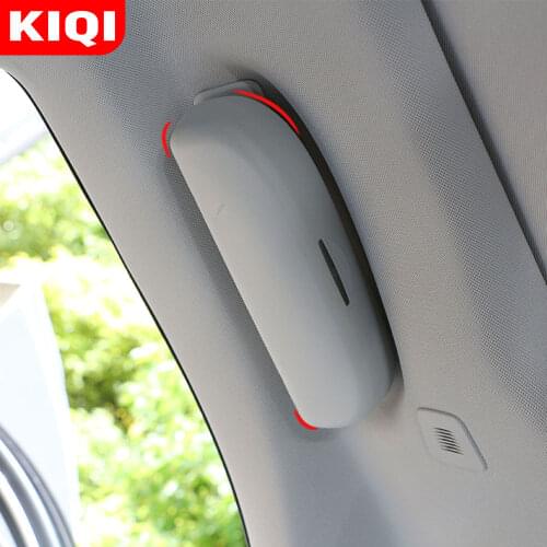 KIQI Car Sunglasses Case Holder Glasses Box Storage Boxes Fit for Jeep Renegade Compass Grand Commander 2015 - 2020 Accessories