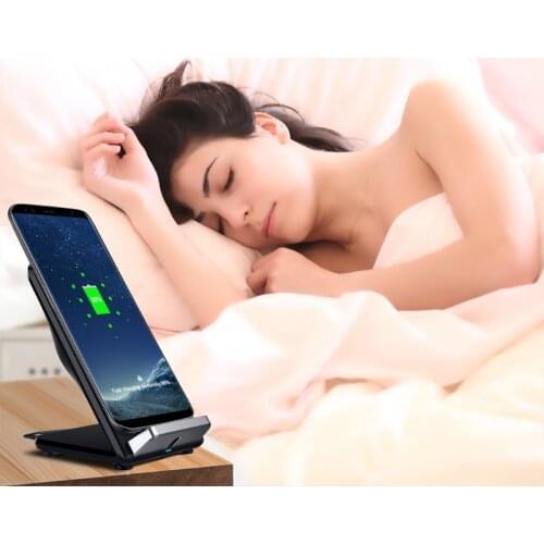 Wireless Charger with Cooling Fan Multifunctional Wireless Fast Charging Stand Compatible with Most Mobile Phones
