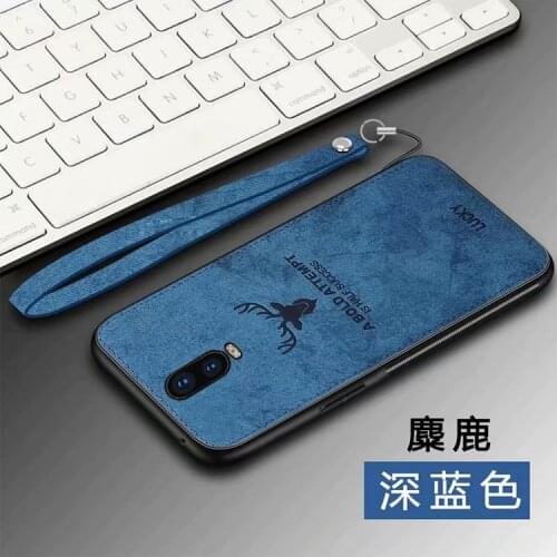 For OnePlus 6 6T Case Luxury Soft Silicone+Hard fabric Deer Cat Protect Back Cover Case for one plus 6t 6 full cover phone shell