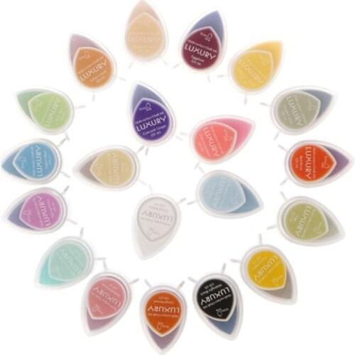 CPDD Dew Drop Ink Pad Pigment Oil Based Multi Color DIY Stamps Paper Craft Fabric New