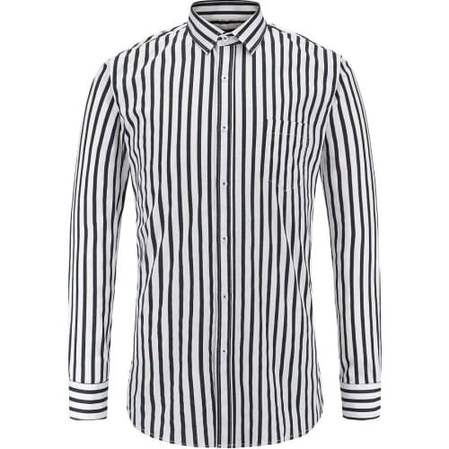 JeeToo Men's Striped Shirts