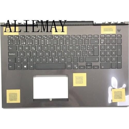 Brand new original laptop SP SPAIN keyboard for DELL INSPIRON15-7000 7577 7587 G7 palmrest assembly /w SP keyboard