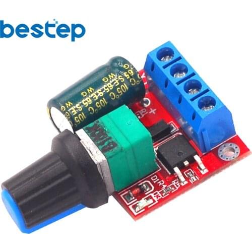 Mini DC-DC 4.5V-35V 5A 90W PWM DC Motor Speed Controller Module Speed Regulator Control Adjust Adjustable Board Switch 12V 24V