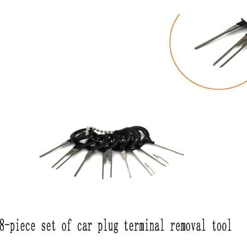 8-piece Set of Car Plug Terminal Removal Tool Stainless Steel Dual Card Single Card Needle Ejector