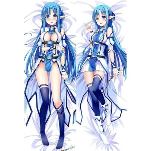 New Japanese Cool Anime Sword Art Online II YuuKi Asuna Throw Otaku Dakimakura Gift Bedding Hugging Body Pillow Case 150x50 CM