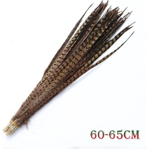 Wholesale Natural Ringneck Pheasant Tail Feathers for Crafts Party Wedding Carnival Headdress Decorations Plumes 25-75 CM 10-30