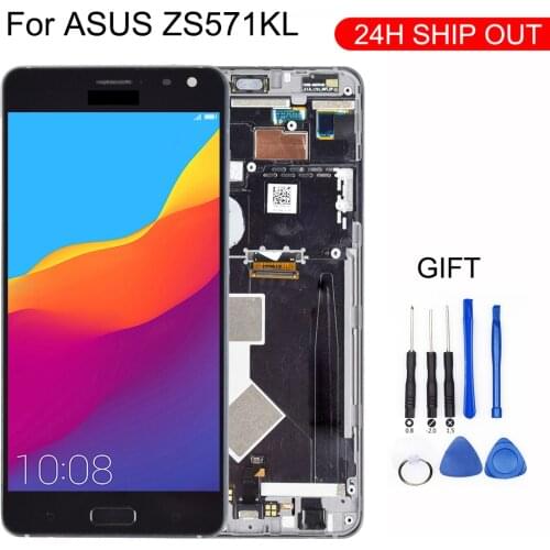 Original 5.7'' 1440x2560 For ASUS ZS571KL Display For Zenfone AR Screen LCD Display Assembly with Frame Replacement parts
